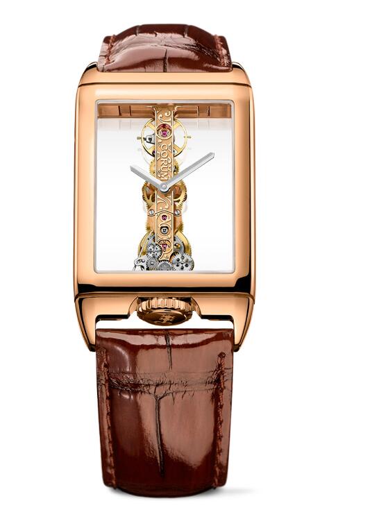 Corum GOLDEN BRIDGE RECTANGLE ROSE GOLD B113/04145 - 113.050.55/0F02 0000R Replica watch